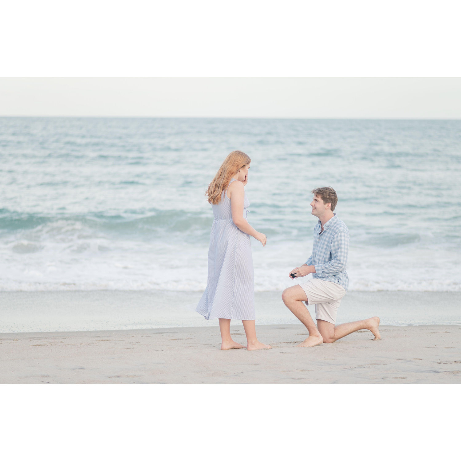 Collin COMPLETELY surprised me with the proposal on Wrightsville Beach, NC
