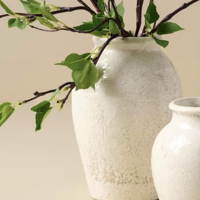 Marie Distressed Crackle Vase