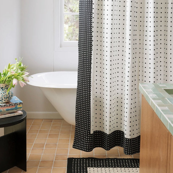 Block Shop Diamond Shower Curtain