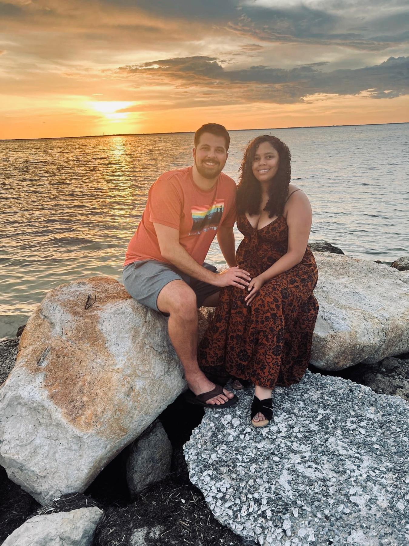 Summer 2022 where Jazmyn met Paul's family for the first time in. Tarpon Springs, FL