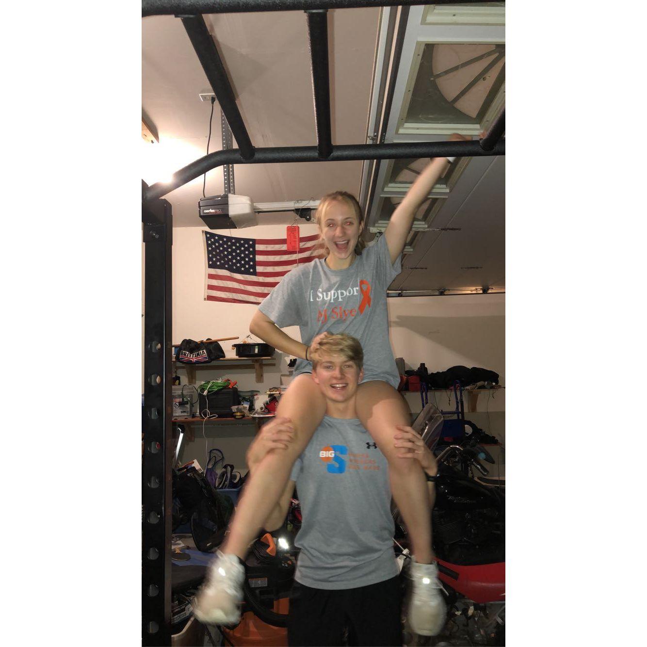 Taking advantage of the home gym