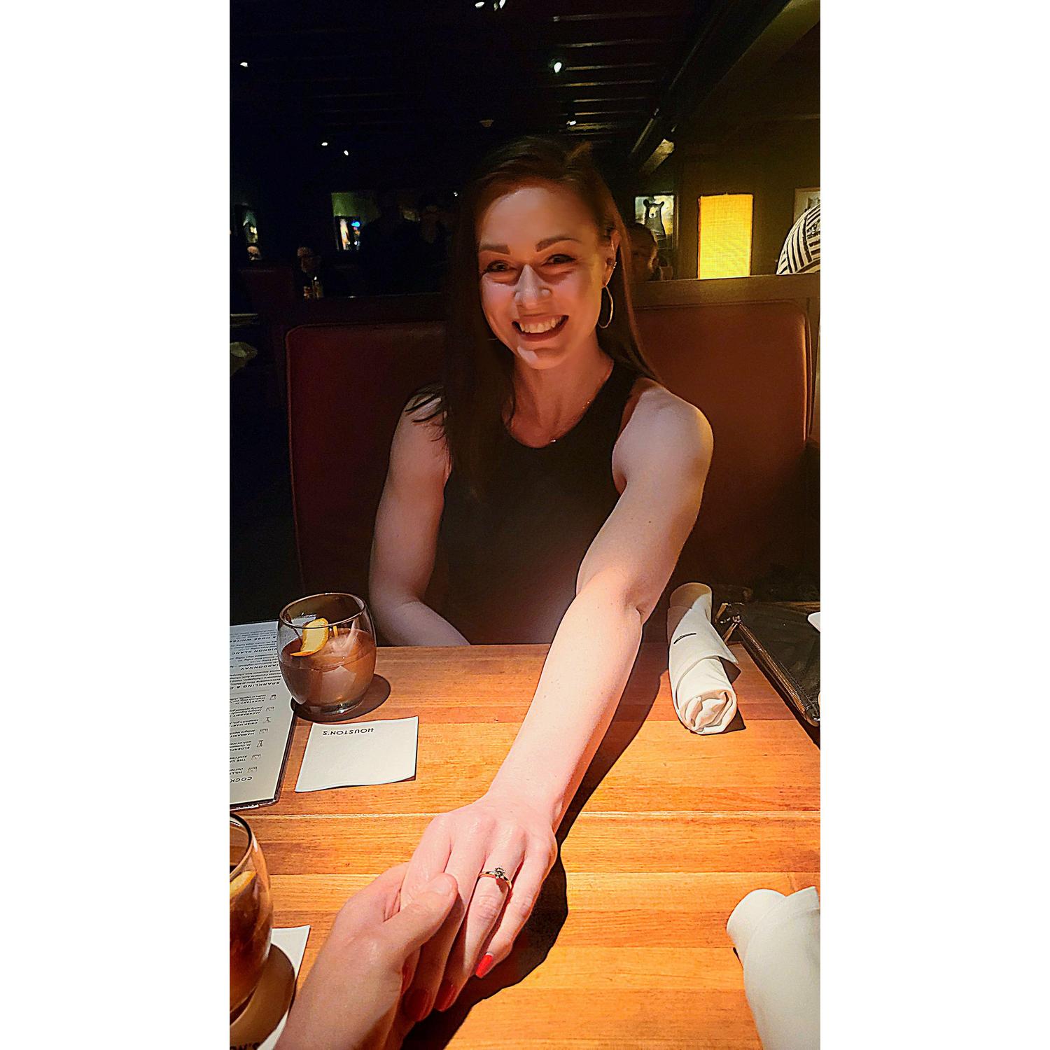 Engagement Dinner - Houston's - Pasadena, CA
