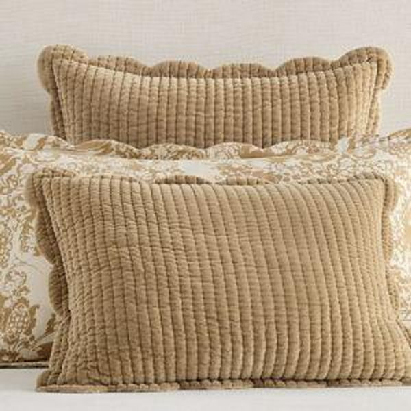Pottery Barn Reversible Quilted Sham - Bronze, Standard