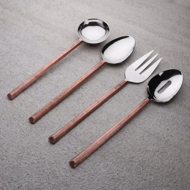 Inox Artisans Plateau Hostess 4 Pc. Set