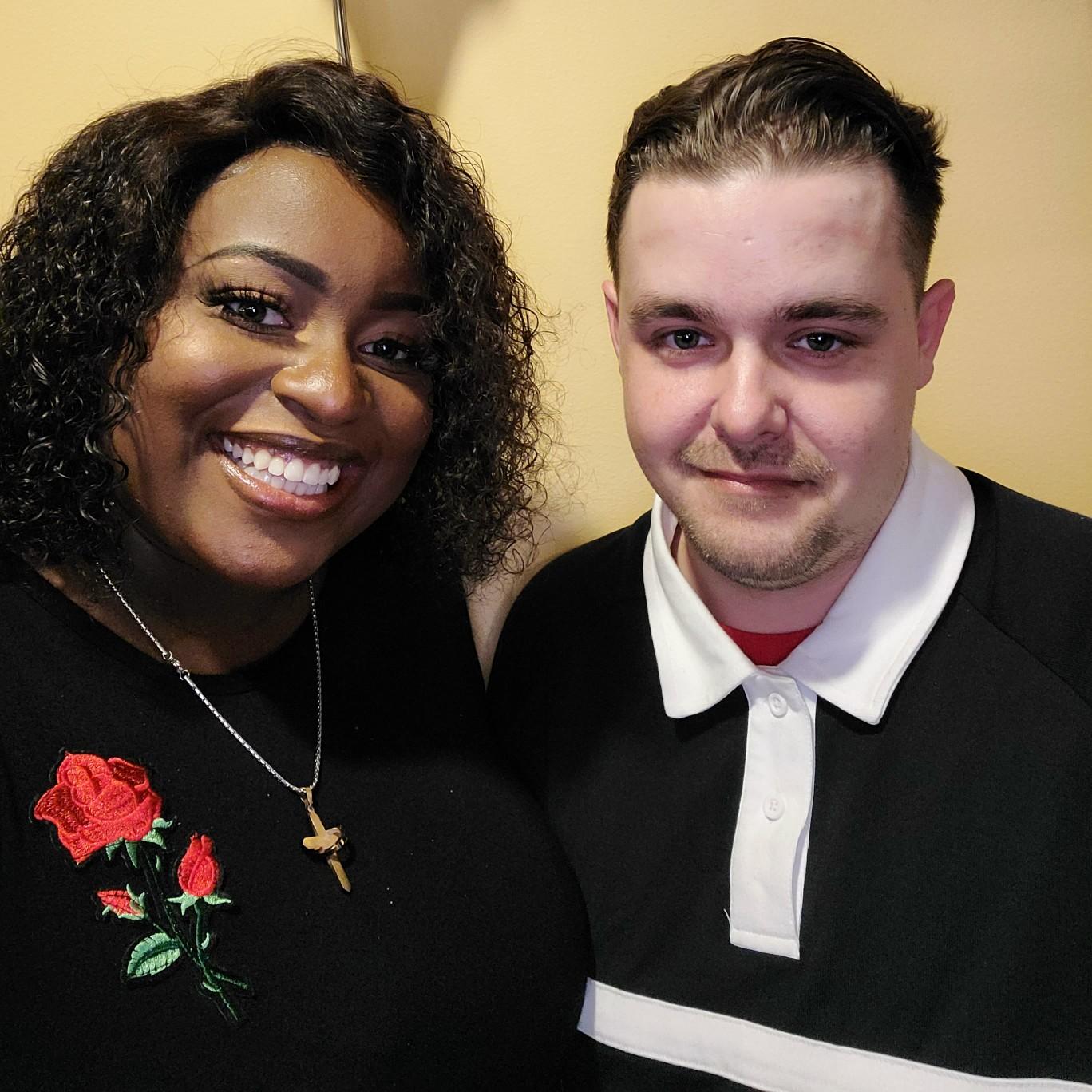 First picture right after the big question!