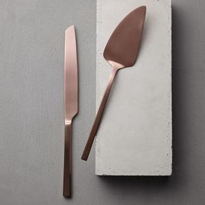 Rose Gold Cake + Knife Set
