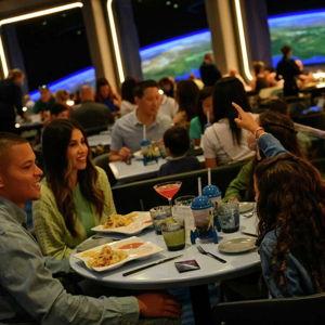 Dinner at Space 220 at Disney World EPCOT