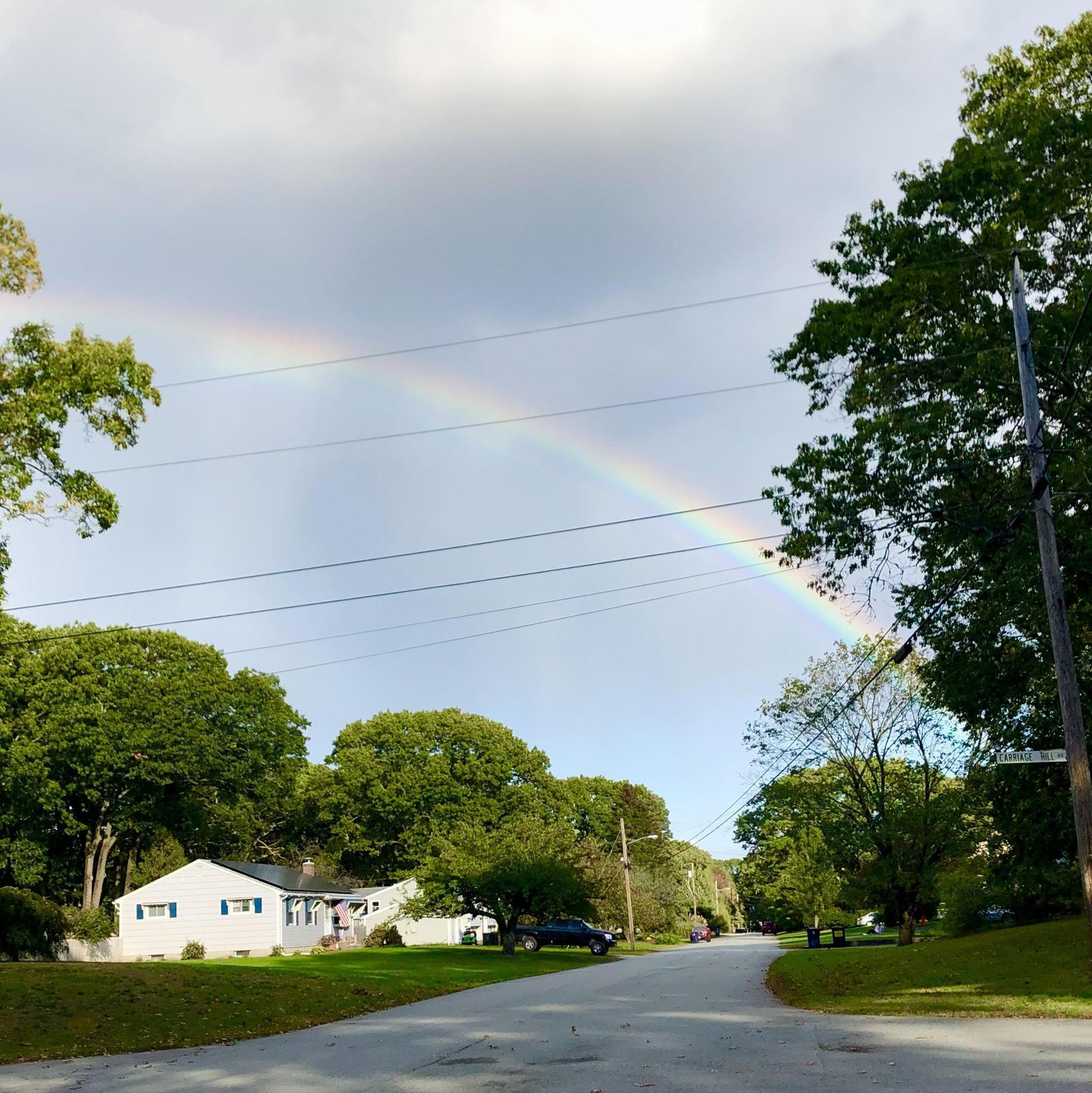 The rainbow Nick sent Libby after their first date