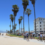 The Venice Beach Boardwalk