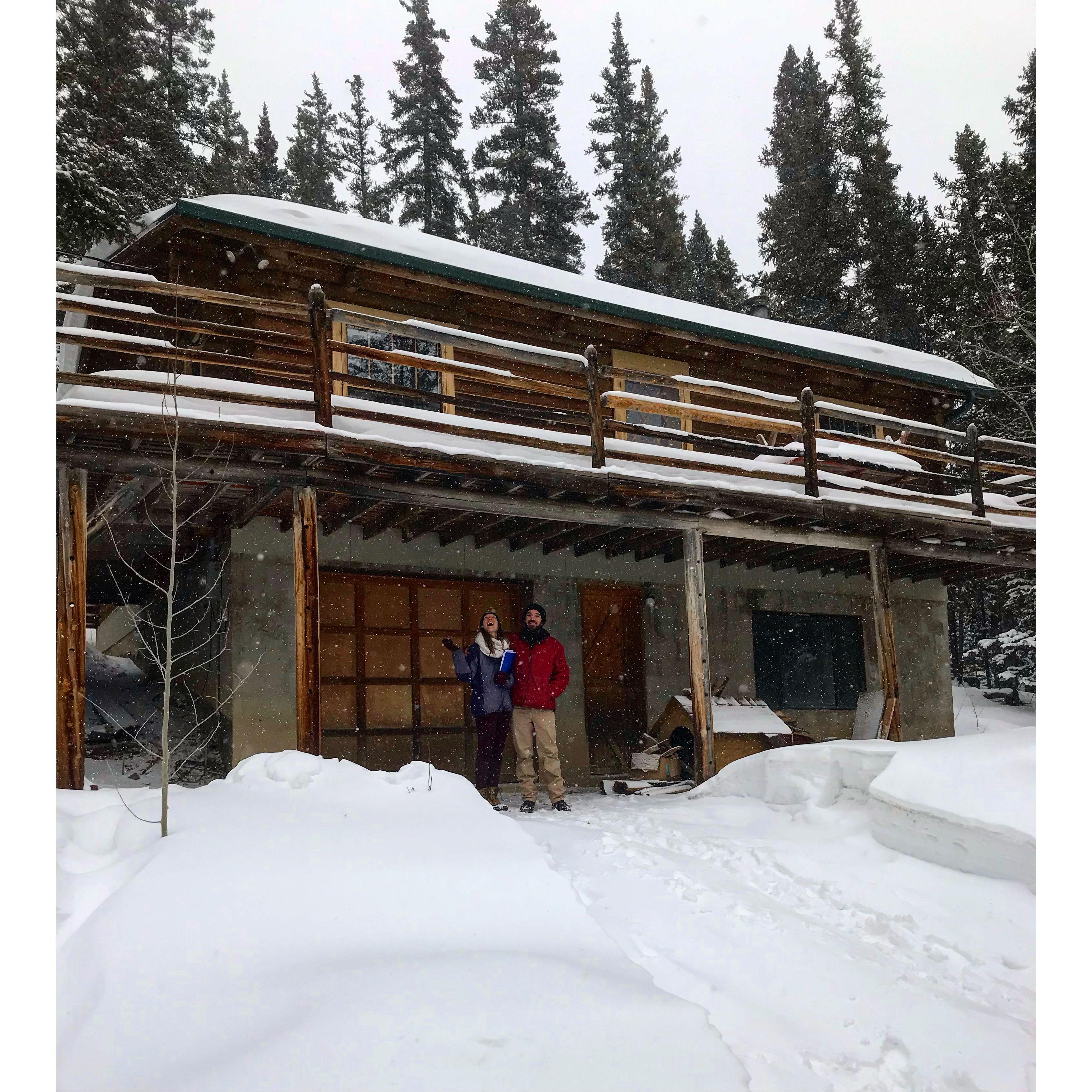 Our first house together!