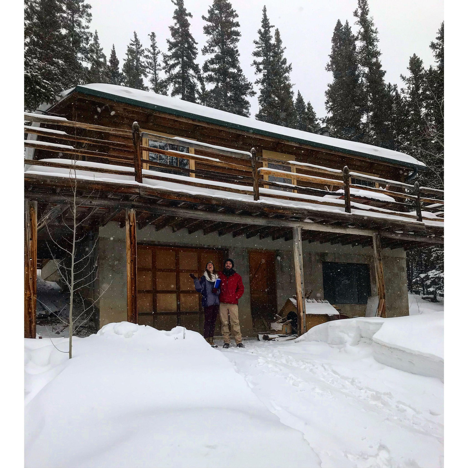 Our first house together!