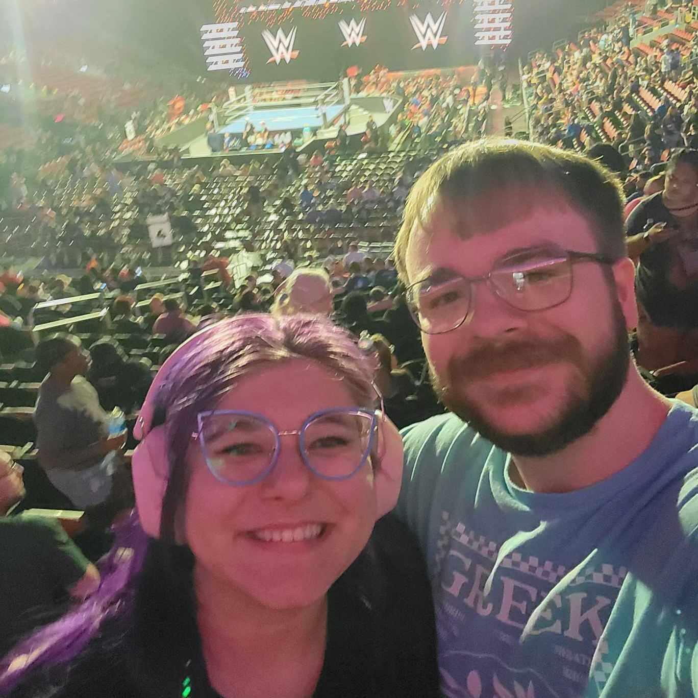 Griffin got to see Monday Night Raw live in Louisville! You can see them on the May 12th 2025 episode on Netflix!