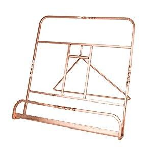 Creative Home 50231 Renaissance Copper Plated Cookbook Holder, Copper, 10" x 7-1/8" x 9-7/8"