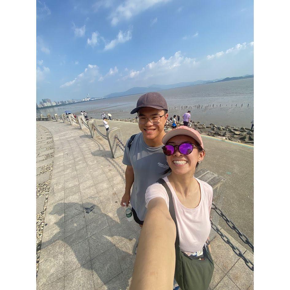 At the coast in Shenzen