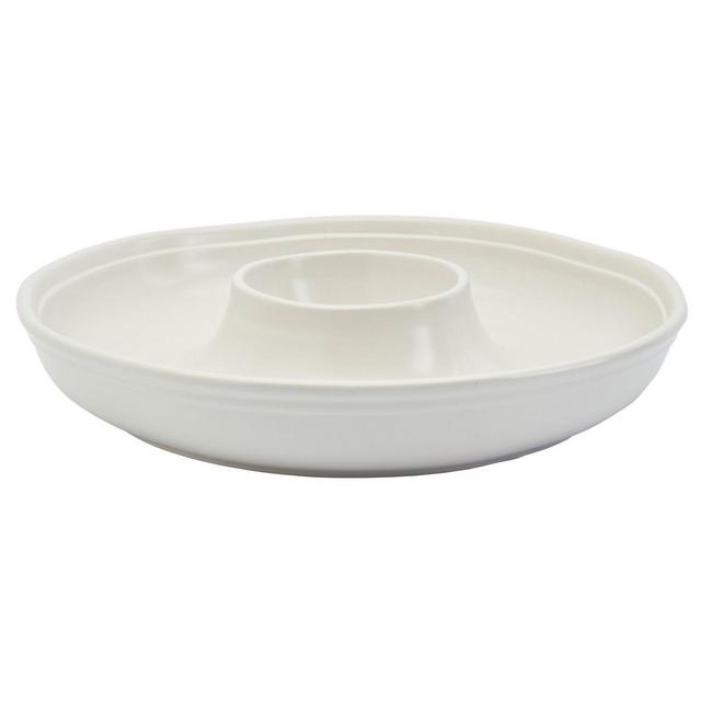 Bee & Willow™ Bristol Chip & Dip Server in Coconut Milk