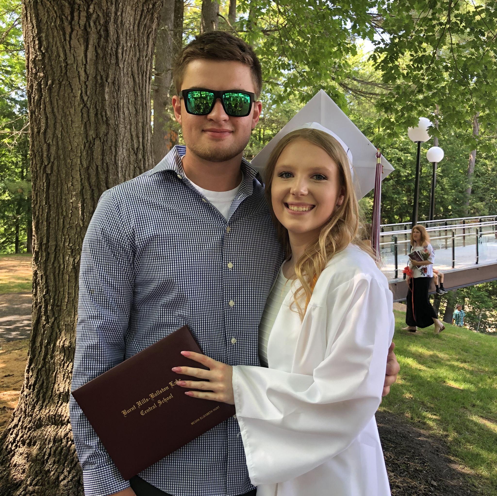 Megan's high school graduation