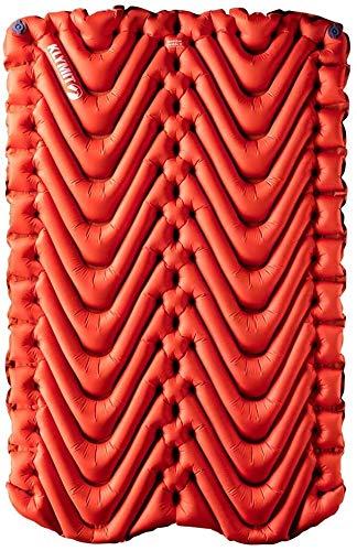 KLYMIT Double V Sleeping Pad, 2 Person, Double Wide (47 inches), Lightweight Comfort for Car Camping, Two Person Tents, Travel, and Backpacking