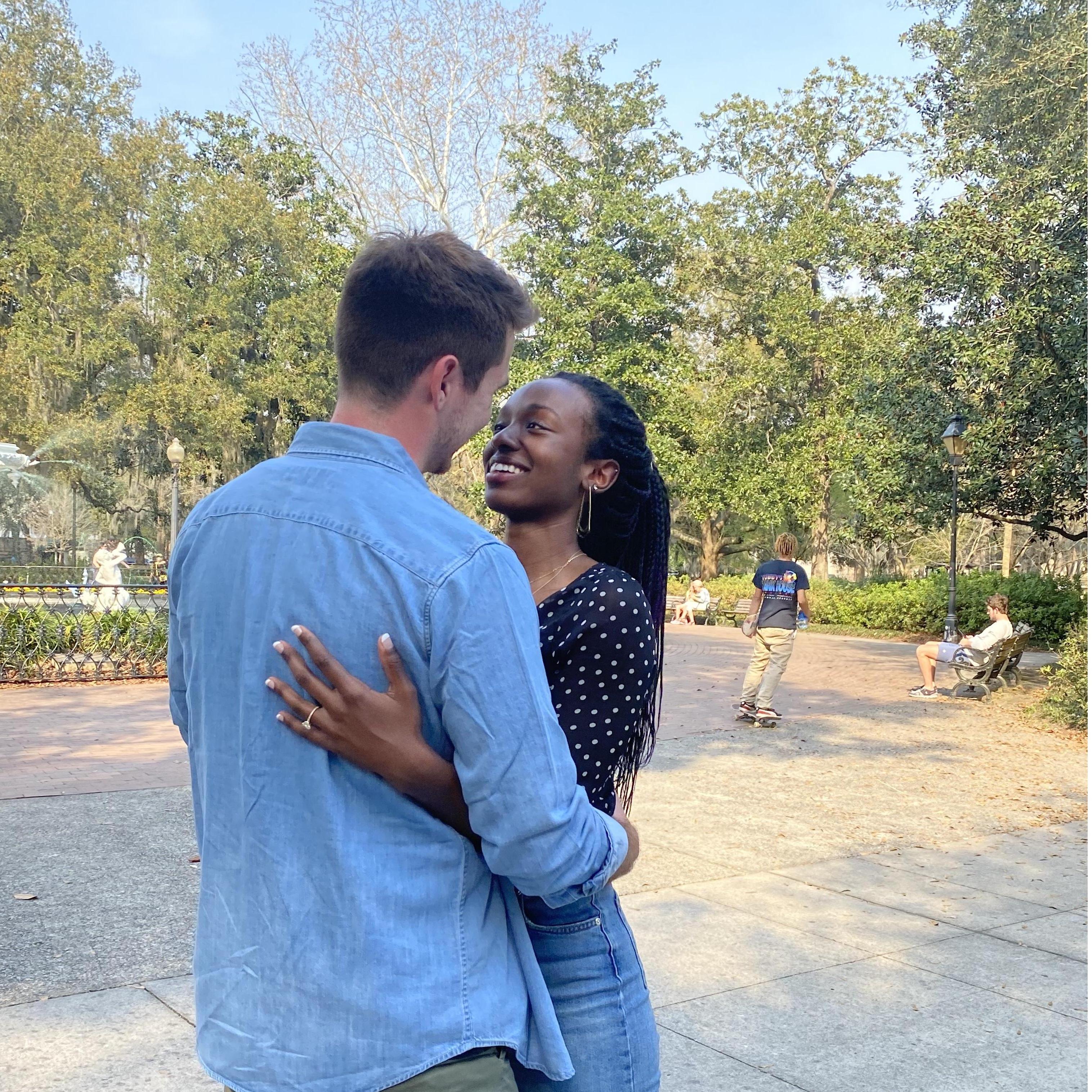 Seconds after Jillian said "yes".