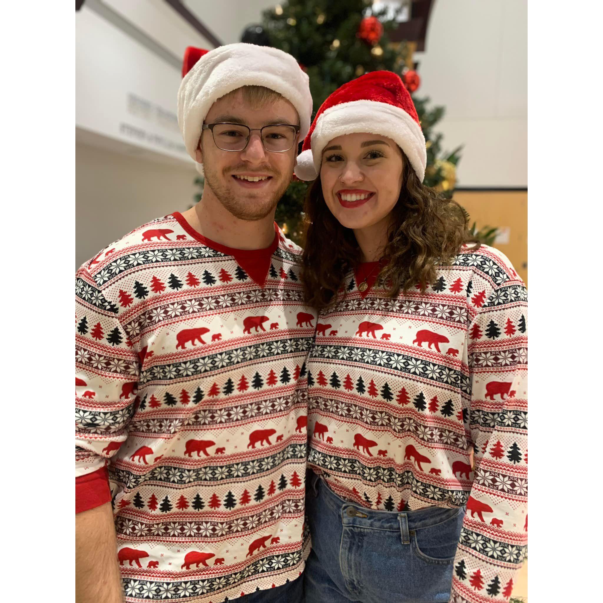 Christmas '22. I knew he was a keep when he was willing to go out in public with me like this.