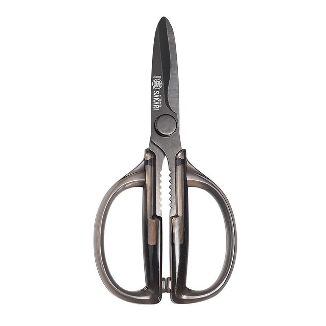 MITSUMOTO SAKARI Heavy Duty Japanese Kitchen Scissors, Multipurpose Detachable Stainless Steel Kitchen Shears, Sharp Cooking Scissors for Meat, Fish, Nuts, Vegetables