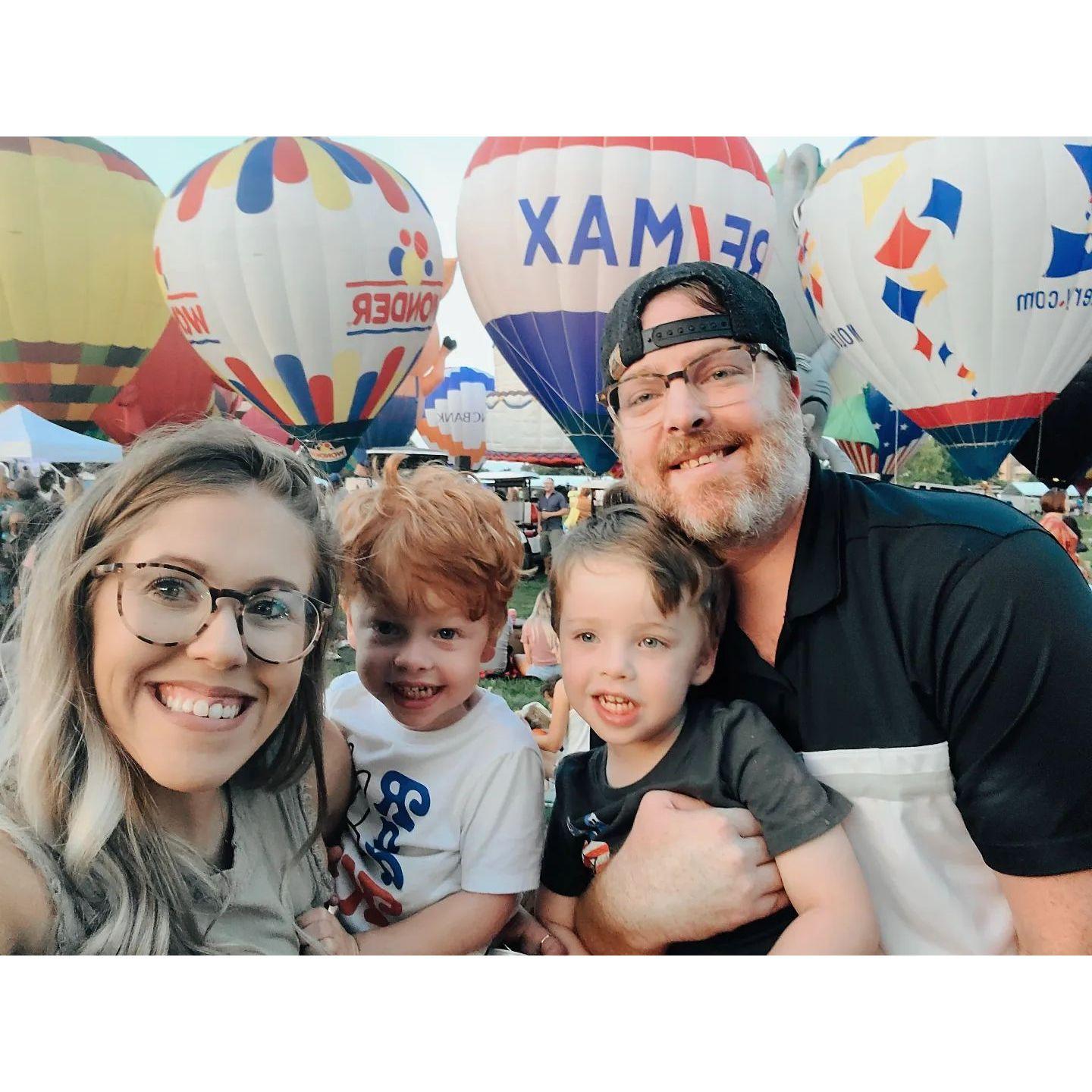 And they find having fun as a family is their favorite pass time.