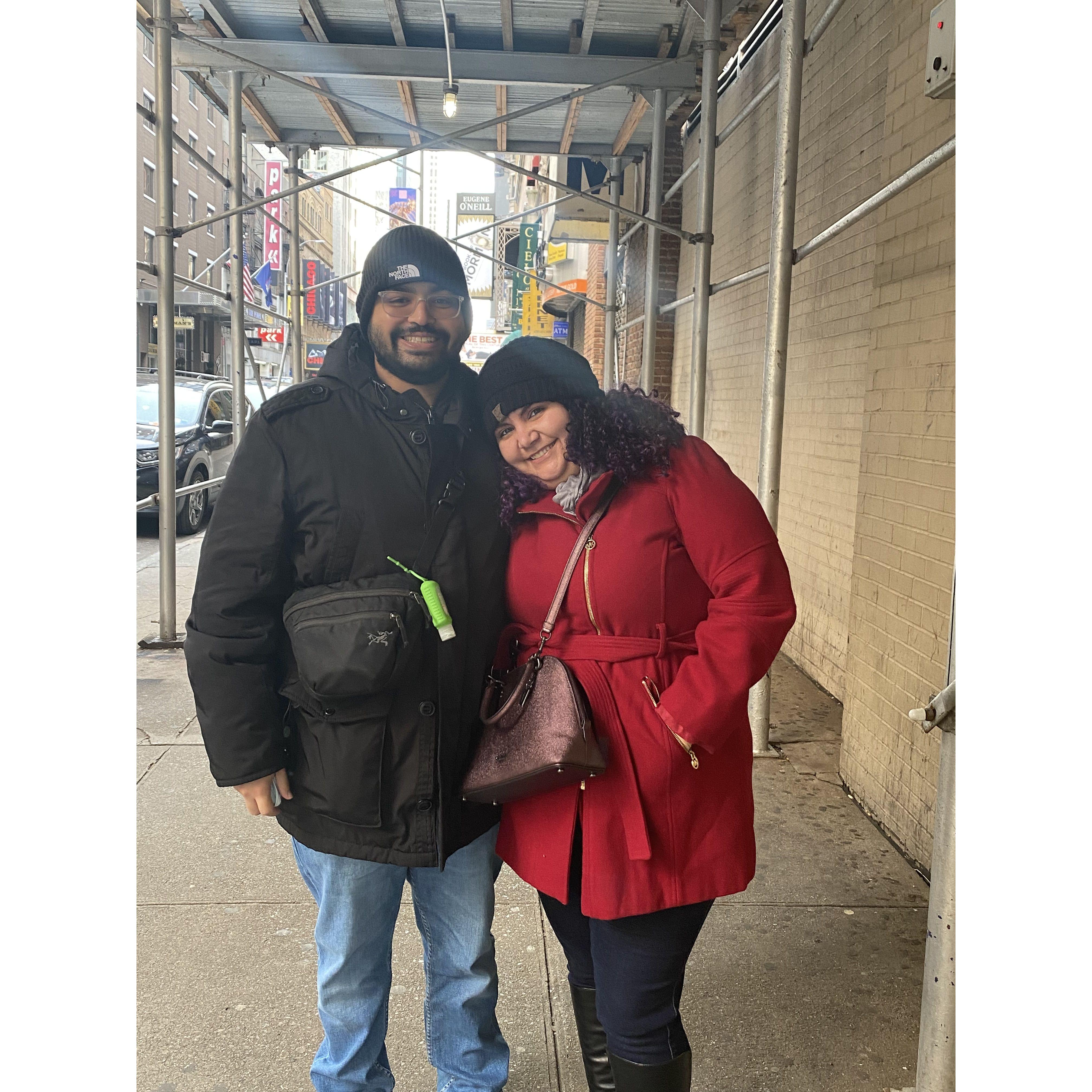 Freezing in New York