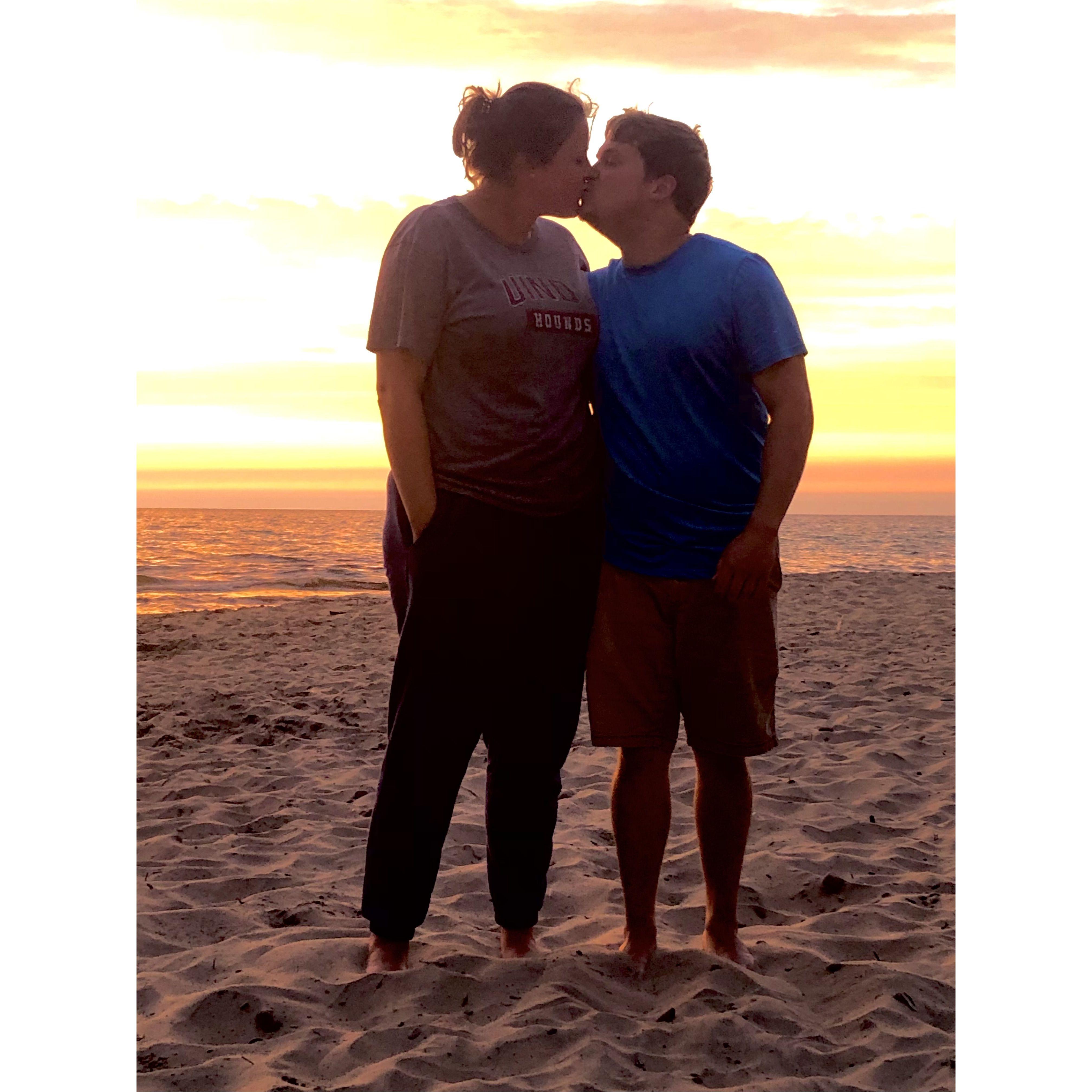 Sunset magic at the cottage!