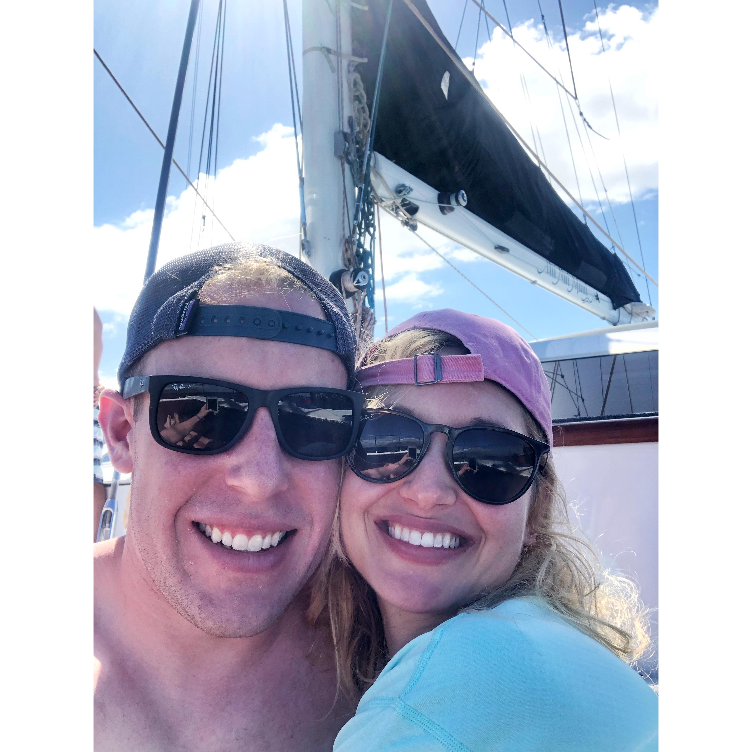 Sailing in Maui