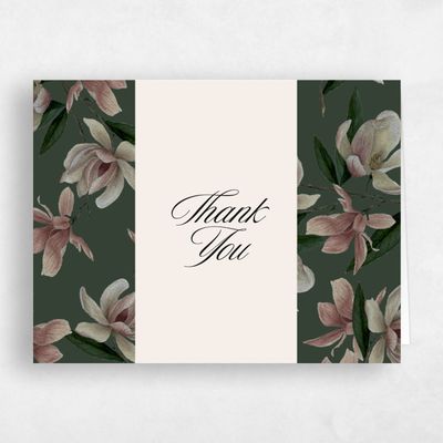 Deep Forest, Green Wedding Thank You - Gratia Landscape