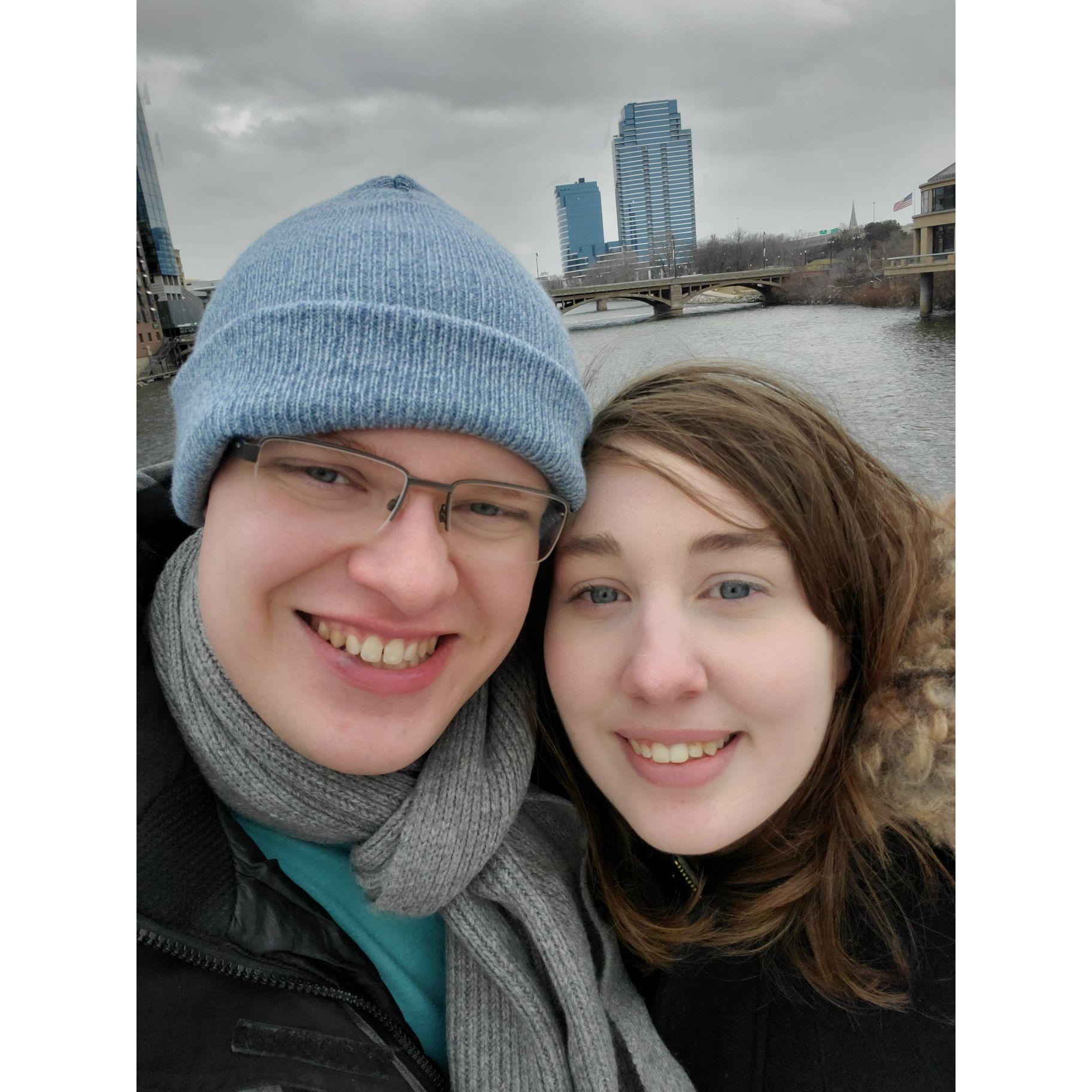 Our first trip to Grand Rapids together!