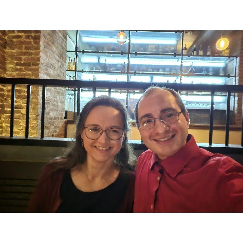Our first Valentine's Day together was also the day we decided we were really "a couple"