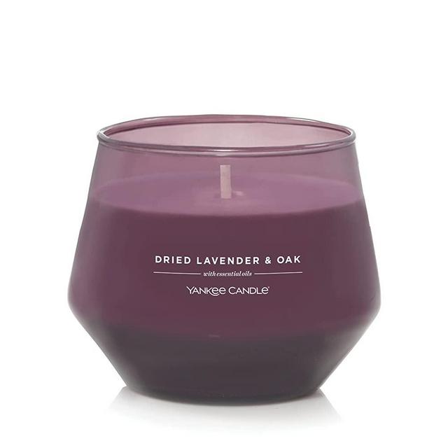 Yankee Candle Studio Medium Candle, Dried Lavender & Oak​, 10 oz