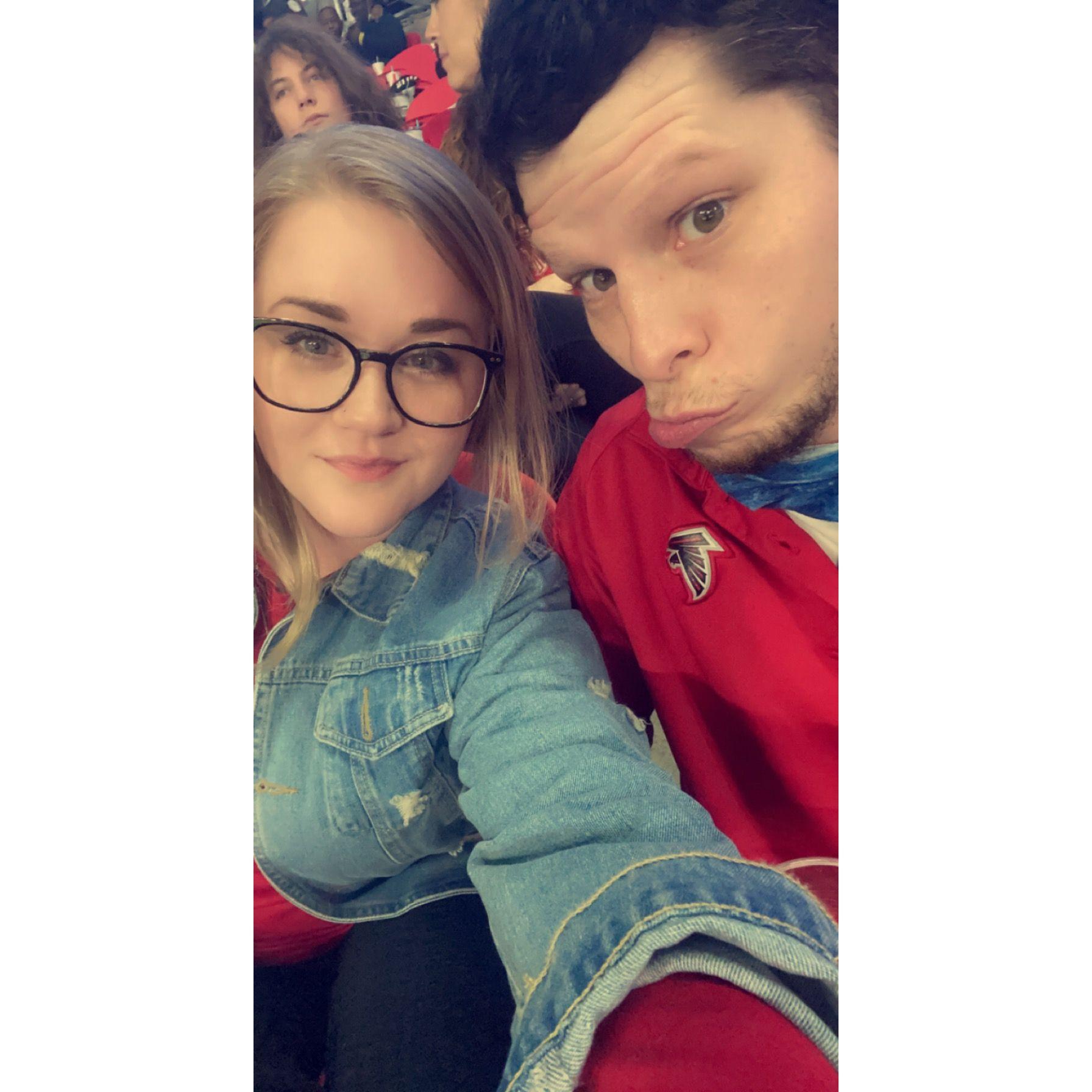 Yay football Go sports! -Mercedes Benz Stadium, ATL GA