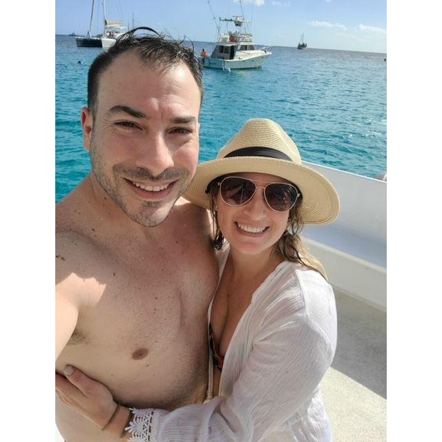 After snorkeling in Barbados