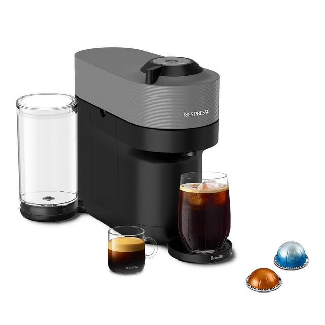 Nespresso Vertuo Pop+ Coffee and Espresso Maker by Breville in Grey