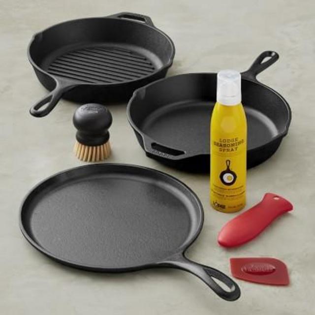 Lodge Cast Iron Gourmet Essentials Cookware Set