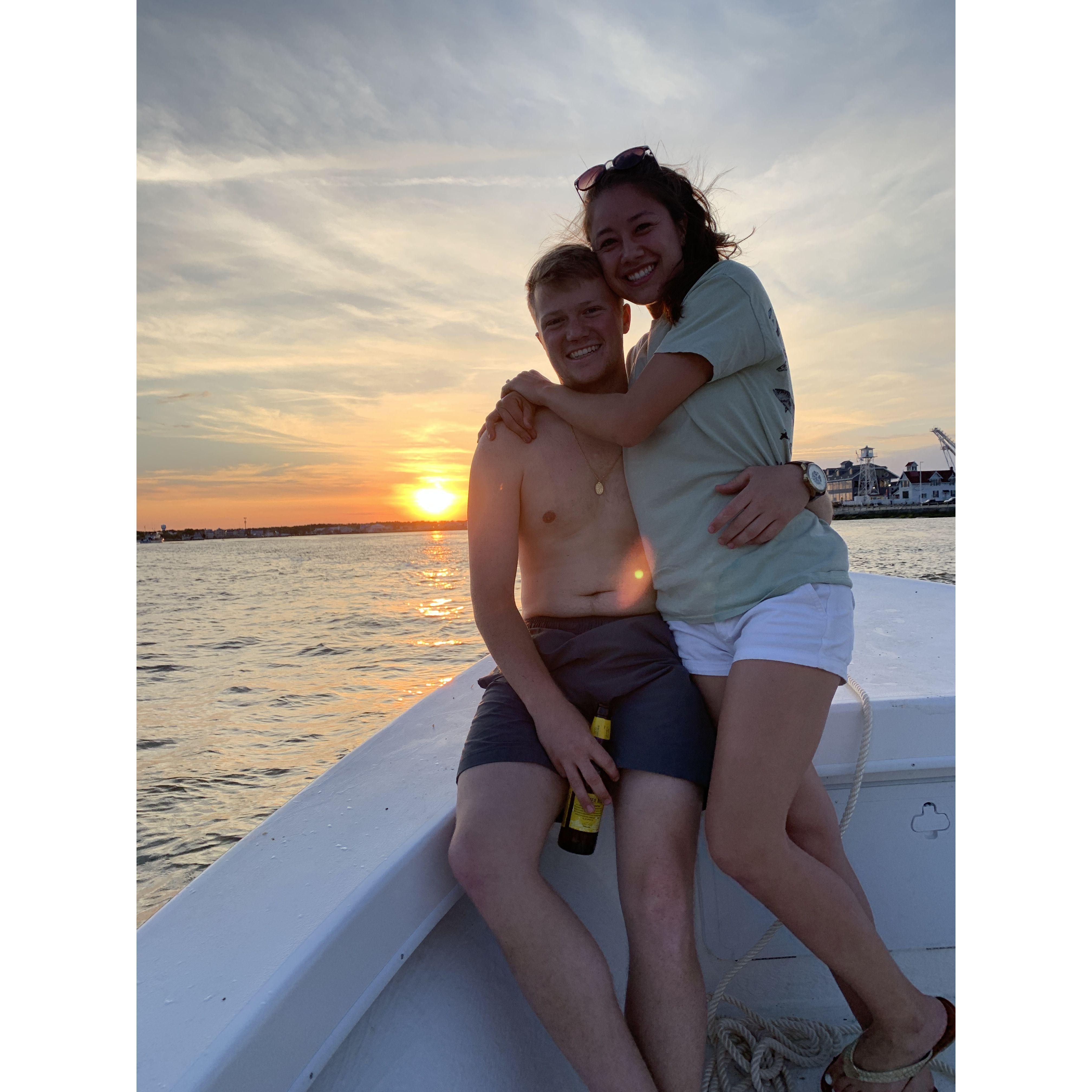 Sunset in Ocean City, Maryland