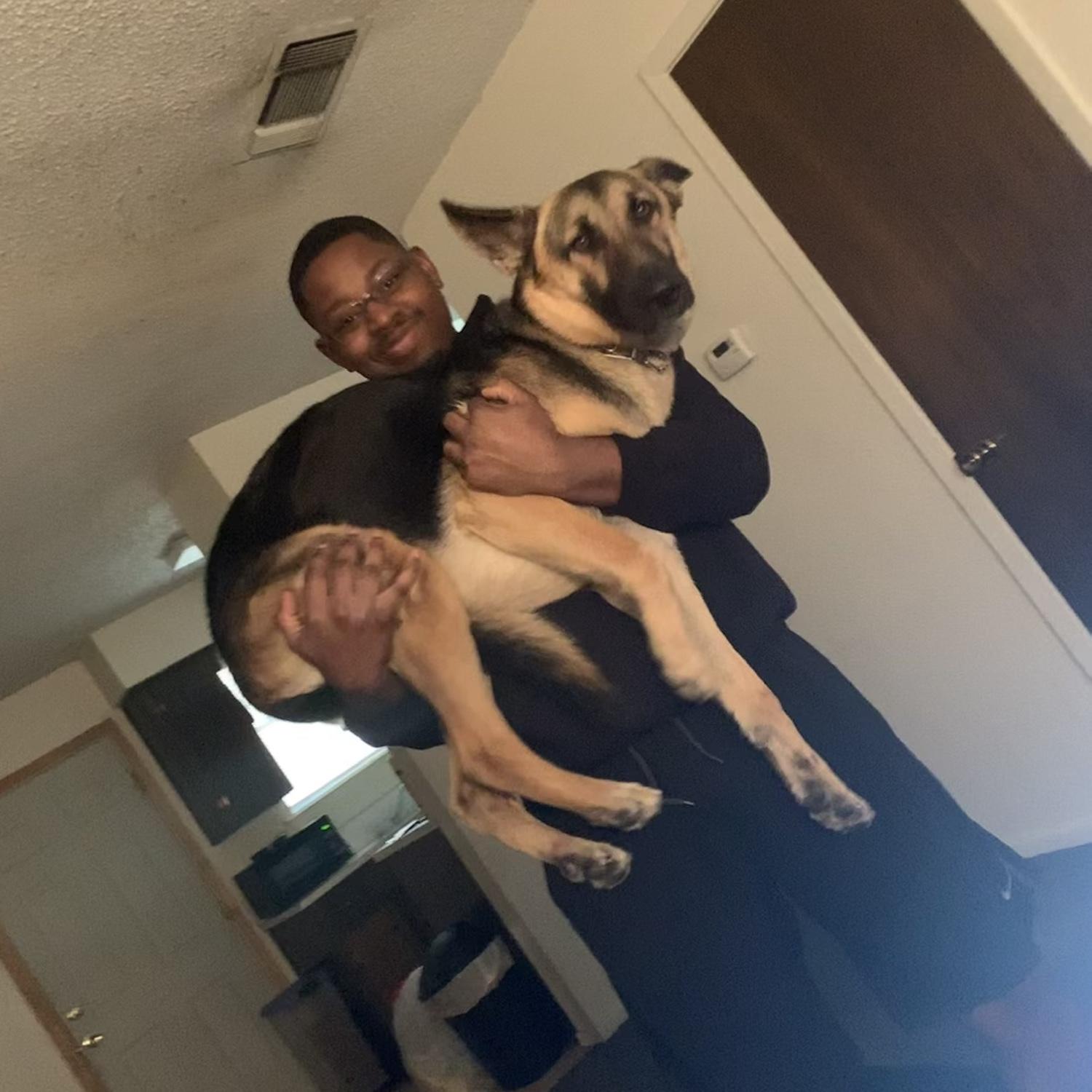 Matt annoying Roxie, per usual March 2020