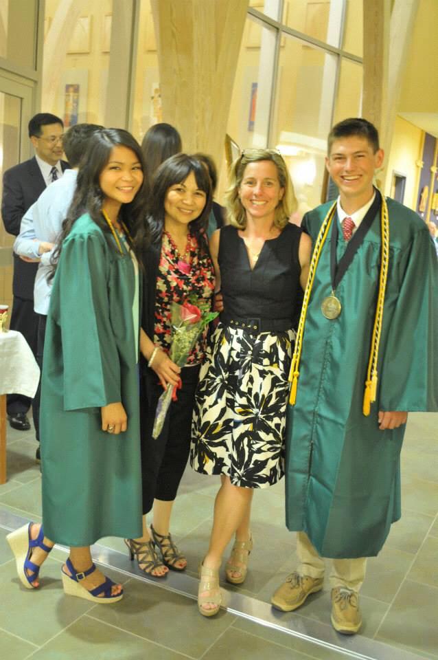 |May 2014| Bachaloreate Mass with our class Valedictorian ;)