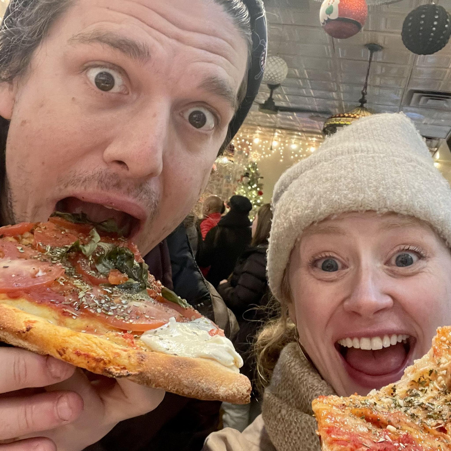 Very excited about NYC pizza!