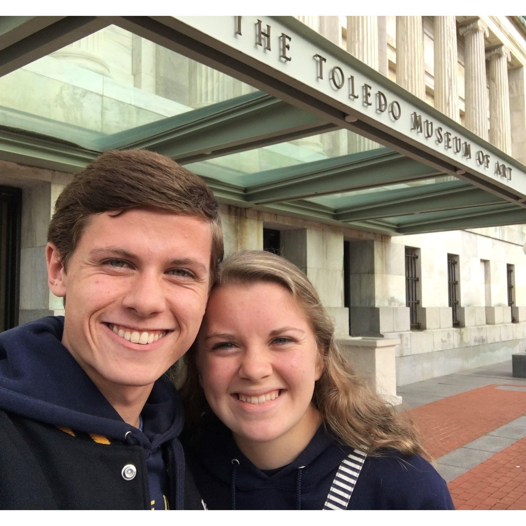 November 9th, 2019 - Art Museum date.