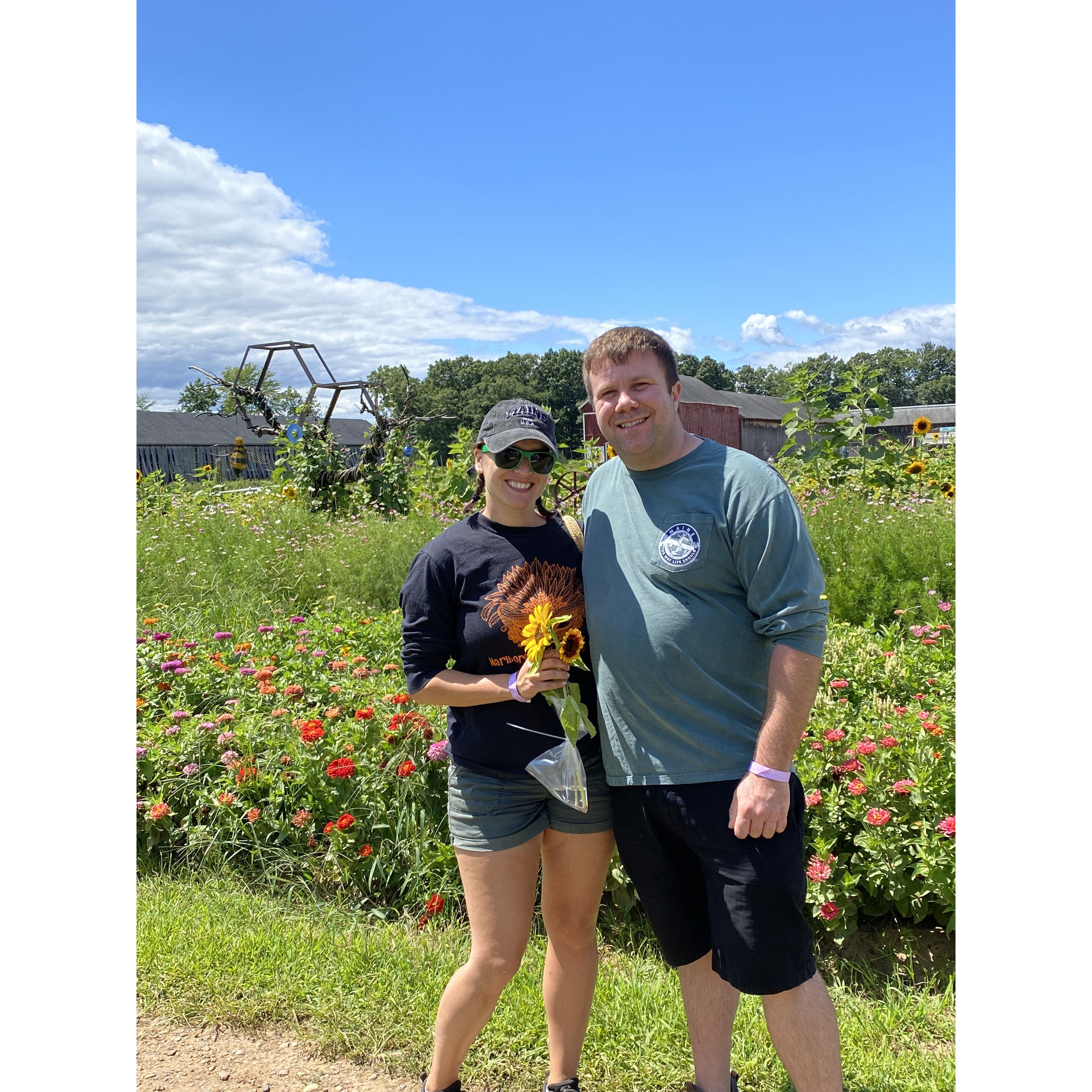This was the first picture we posted on social media together, about two months after we met.