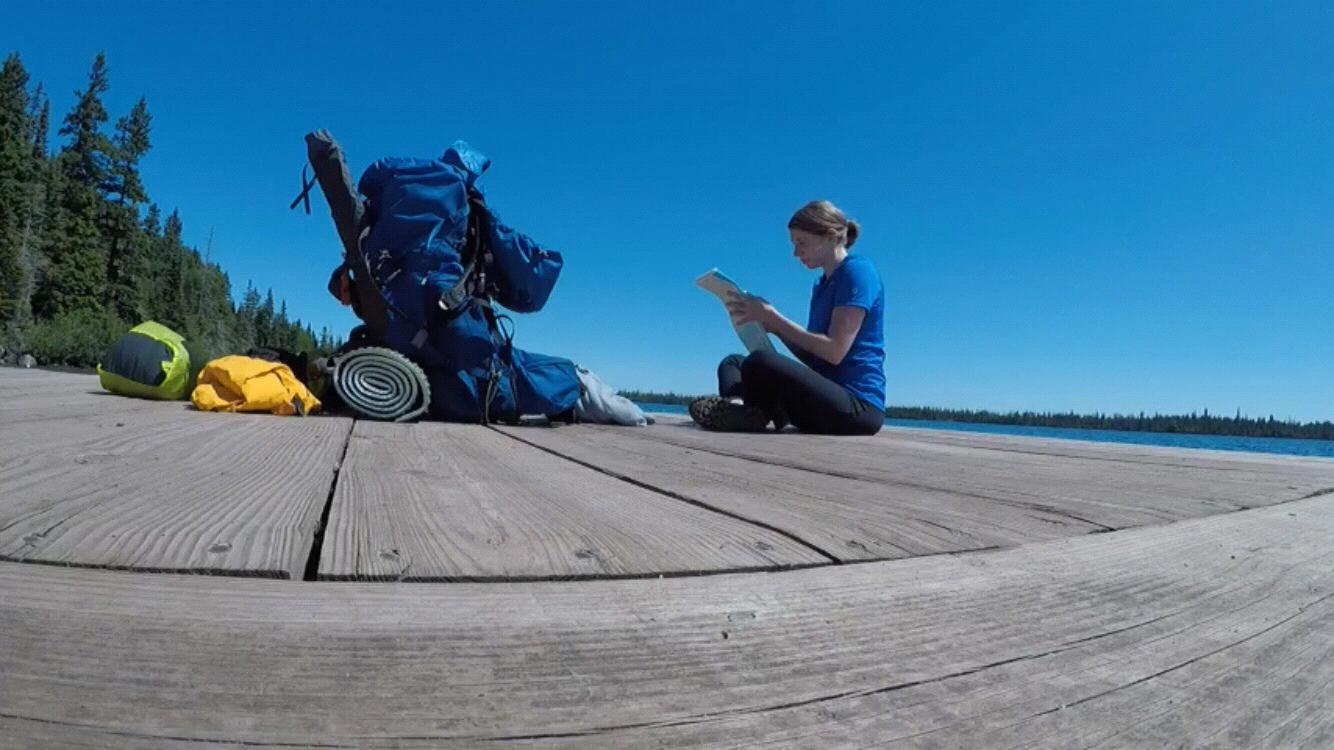 MacKenzie reading map - Isle Royale National Park