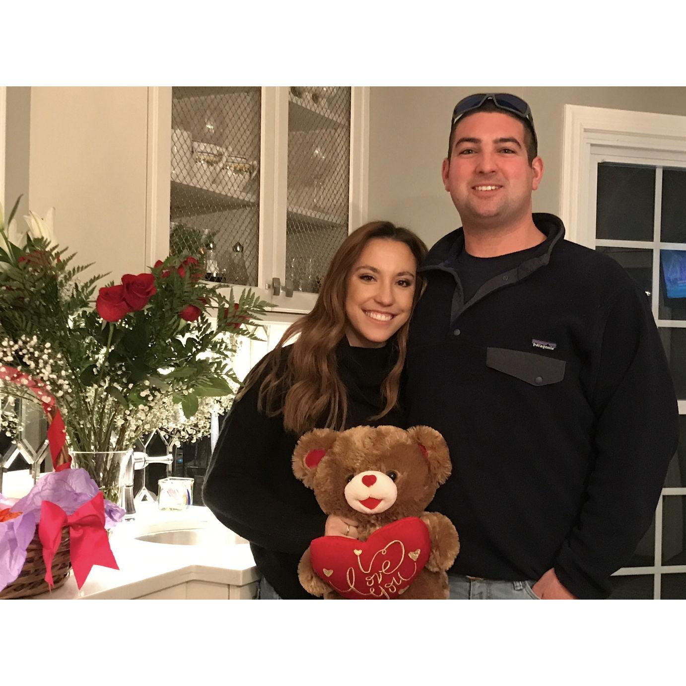 Our first Valentine's Day - February 2019