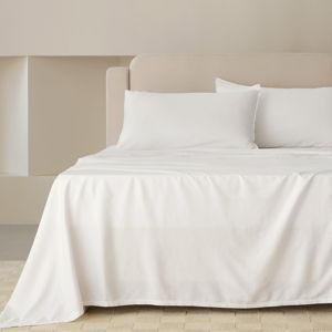 Cotton TENCEL™ Lyocell Sateen Sheet Set - CREAM