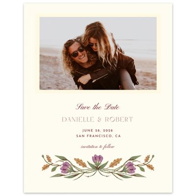 Light Butter, Yellow Wedding Digital Save the Date - Jardin Photo
