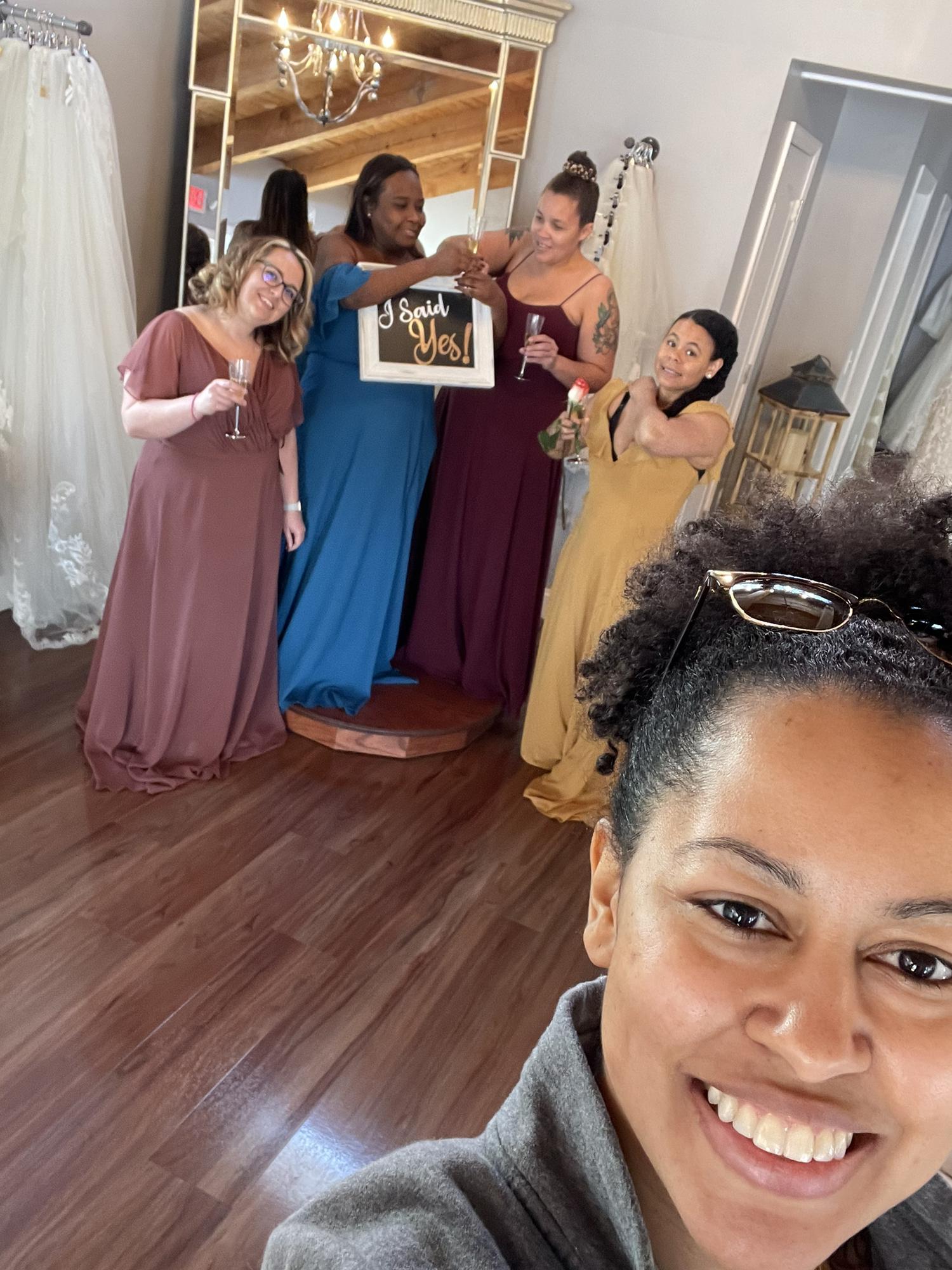 Bridesmaids dress shopping!