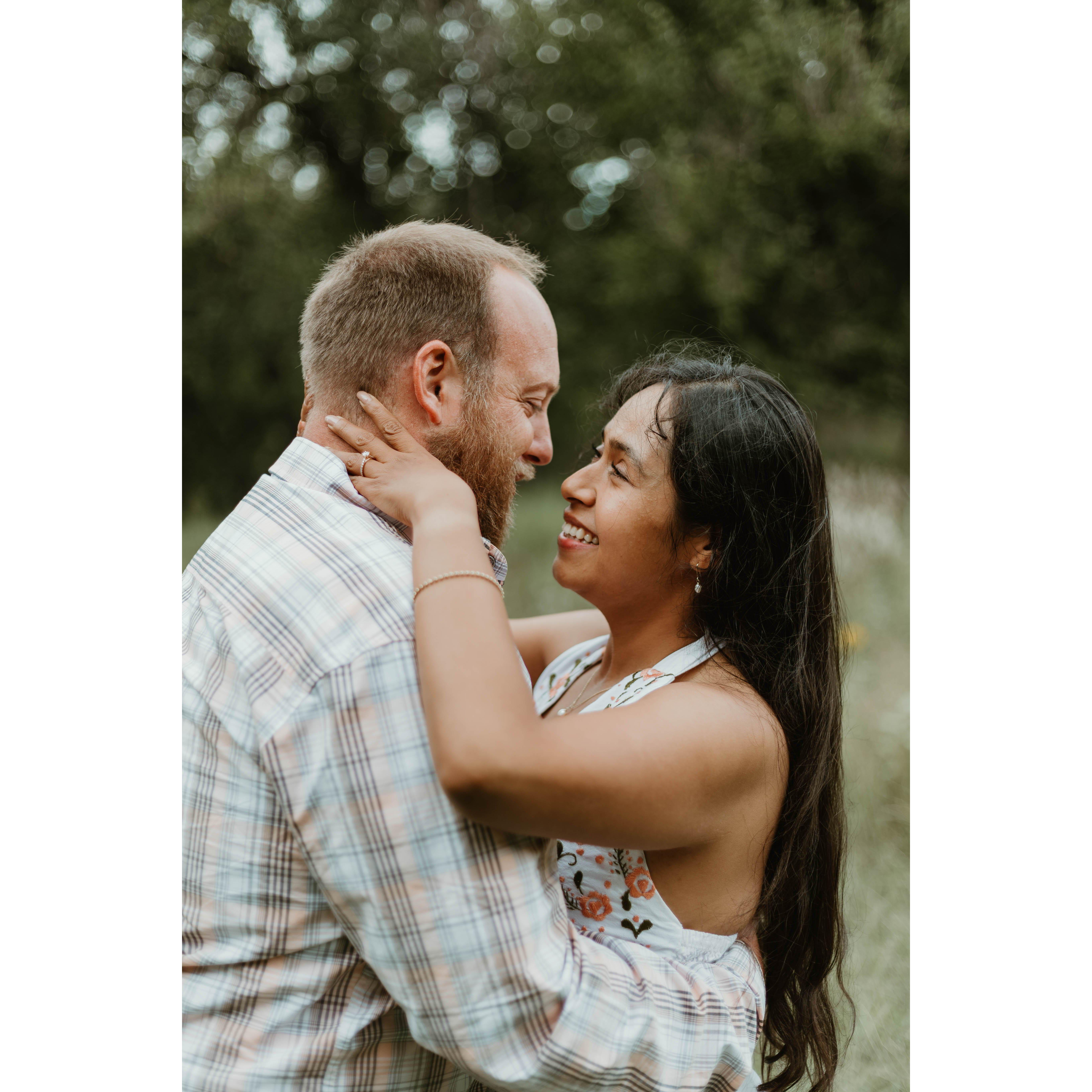 Engaged and over the moon! 🌙