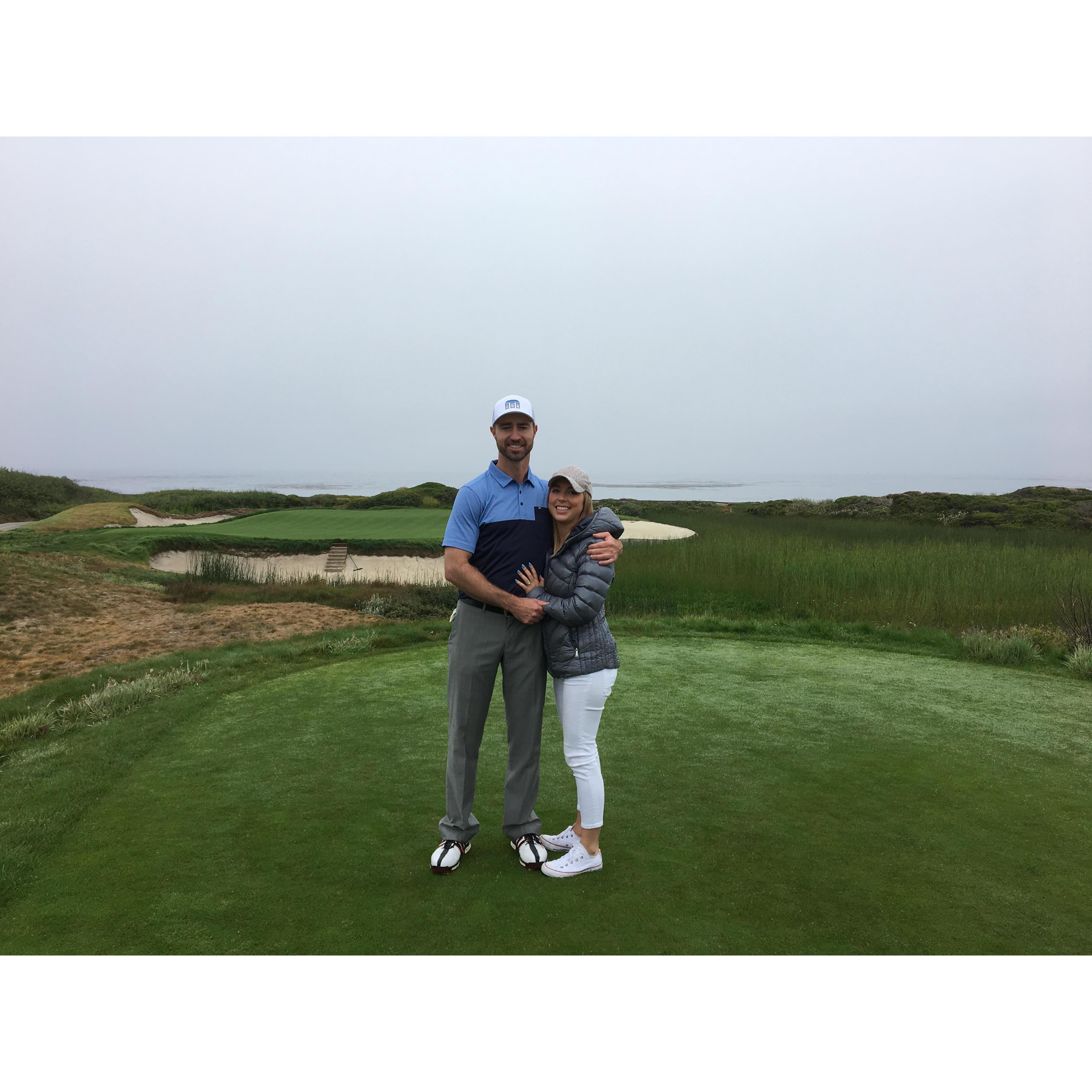 Playing Spanish Bay