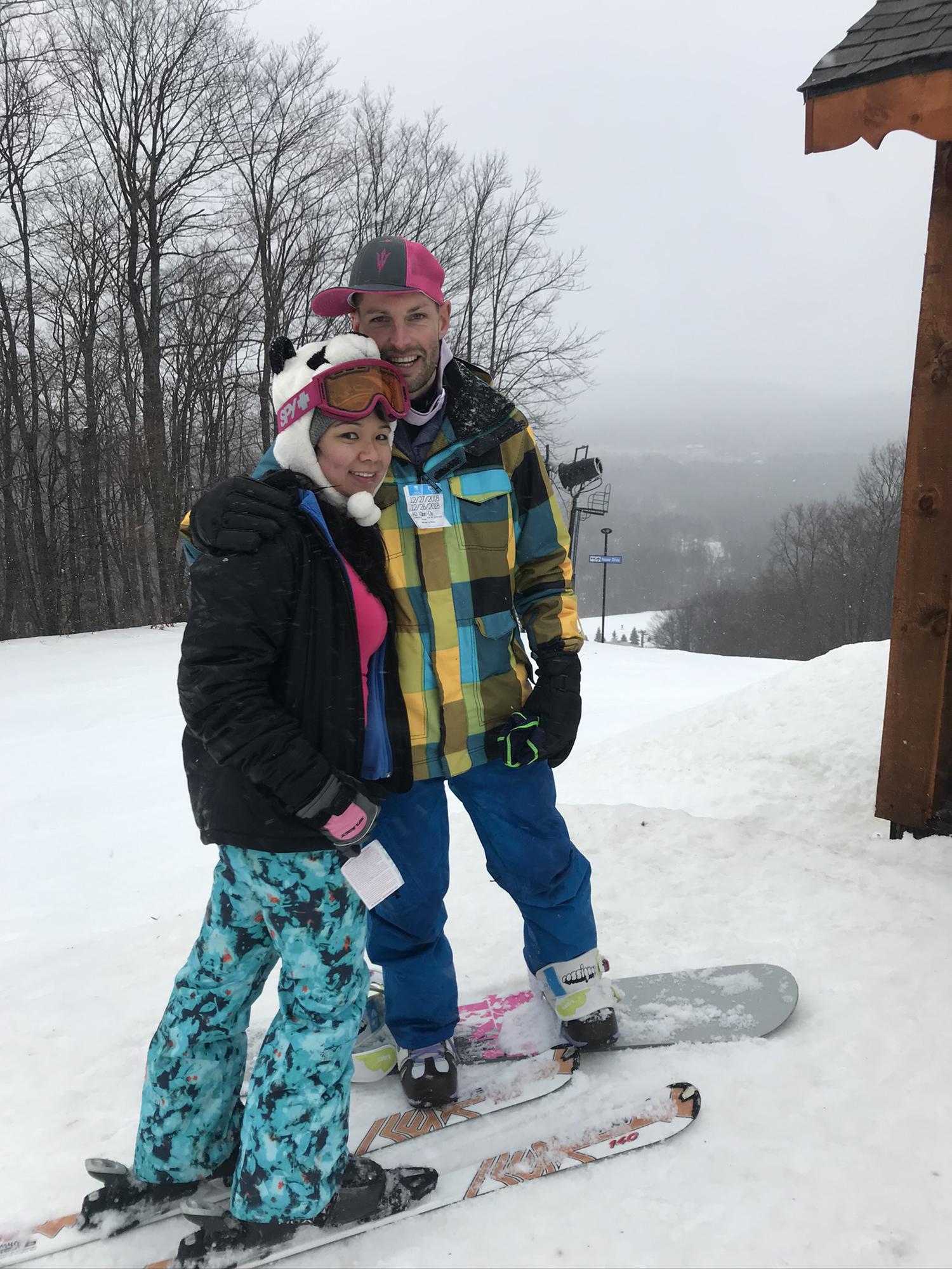 Our first ski trip together!